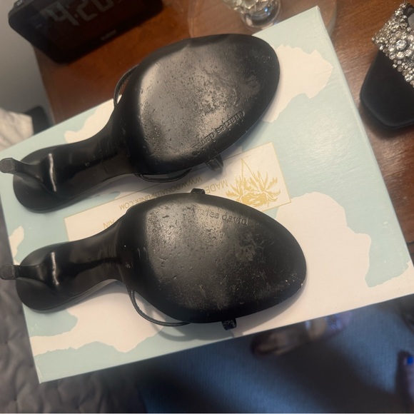 Charles David rhinestone bow heels (no box) size 7M - Picture 3 of 3